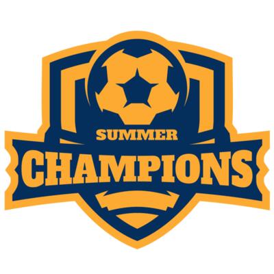 Champions Summer Soccer logo template Thumbnail