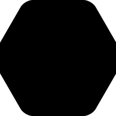 Rounded Hexagon Badge Thumbnail