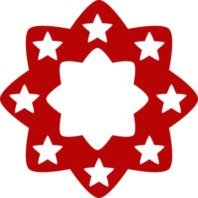 Patriotic Star Rosette Thumbnail