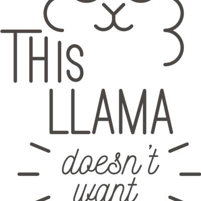 This Llama Doesn't Want Your Drama Thumbnail
